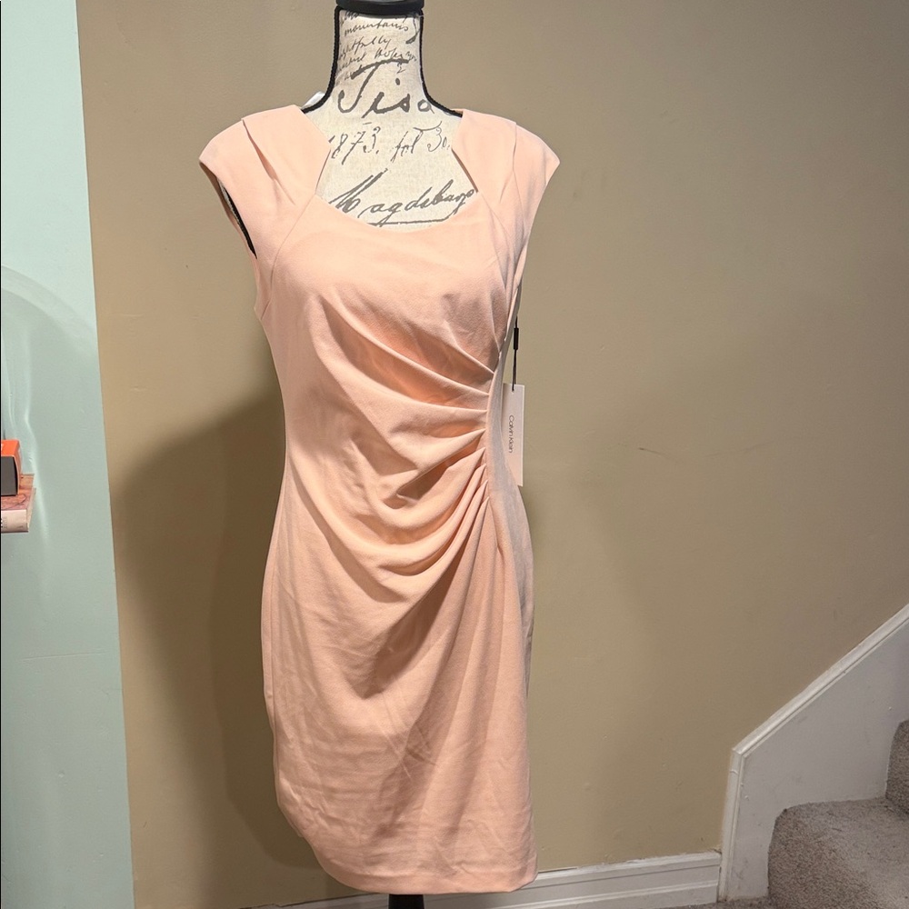 Elegant Peach Dress